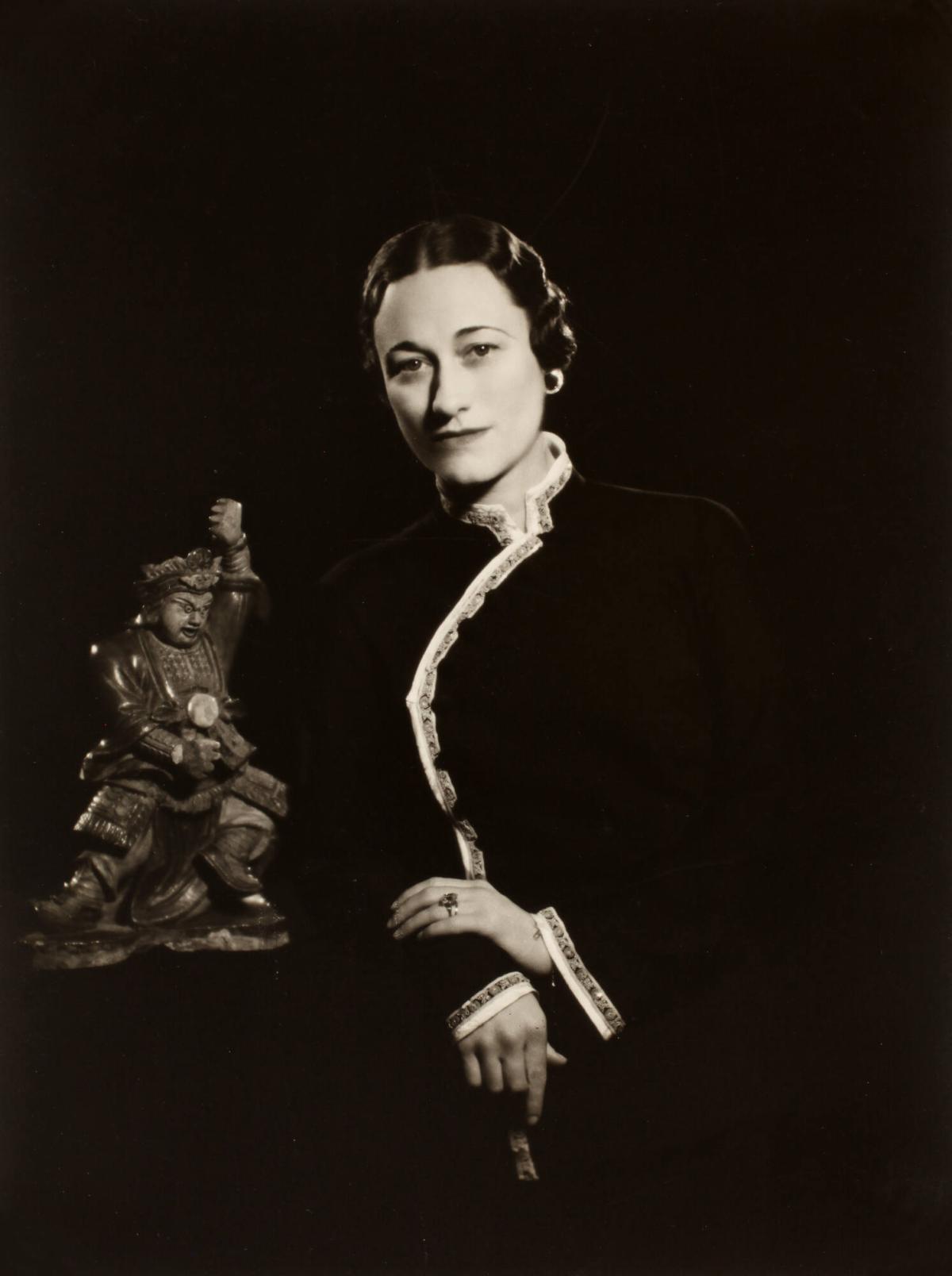 Mrs. Simpson with Chinese Figure