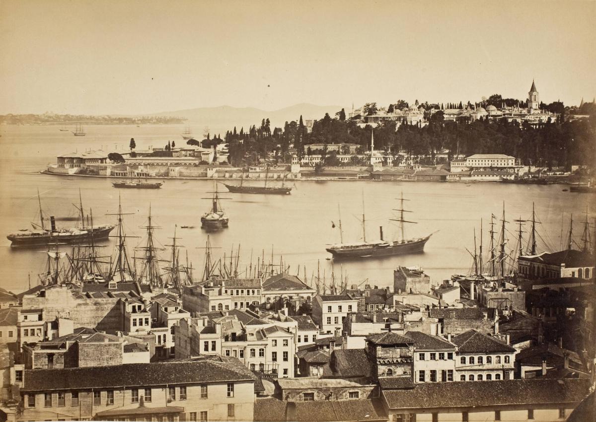 Panoramic view of the Topkapi Saray Palace, Constantinople