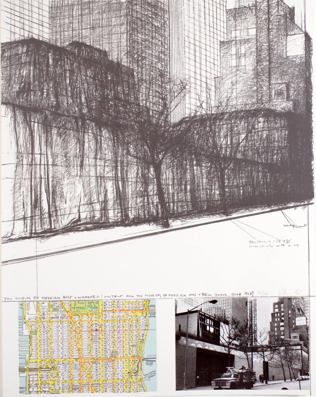 The Museum of Modern Art, Wrapped (Rear), Project for New York, from the portfolio (Some) Not Realized Projects