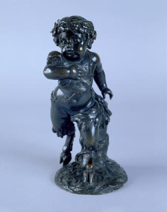 Infant Satyr Holding an Owl