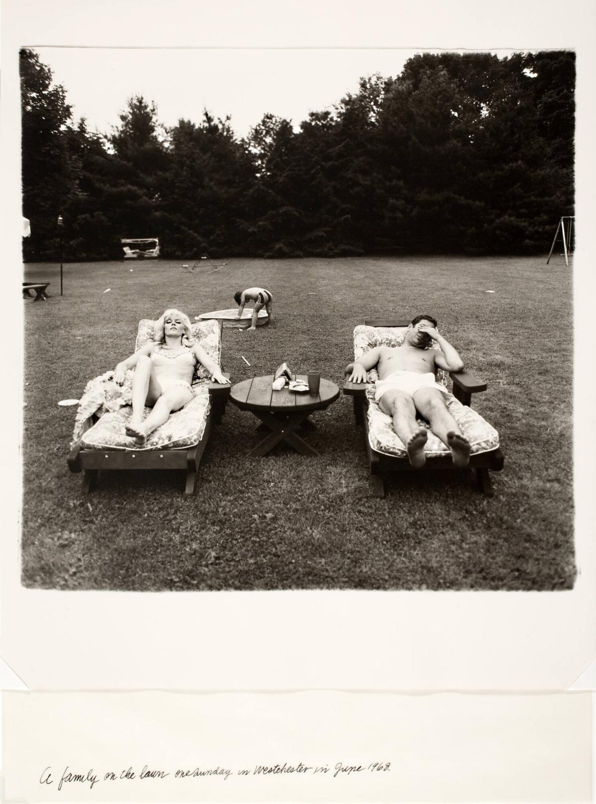 A Family on the Lawn One Sunday in Westchester in June, from the portfolio A Box of Ten Photographs