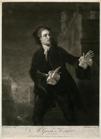 Garrick in Hamlet