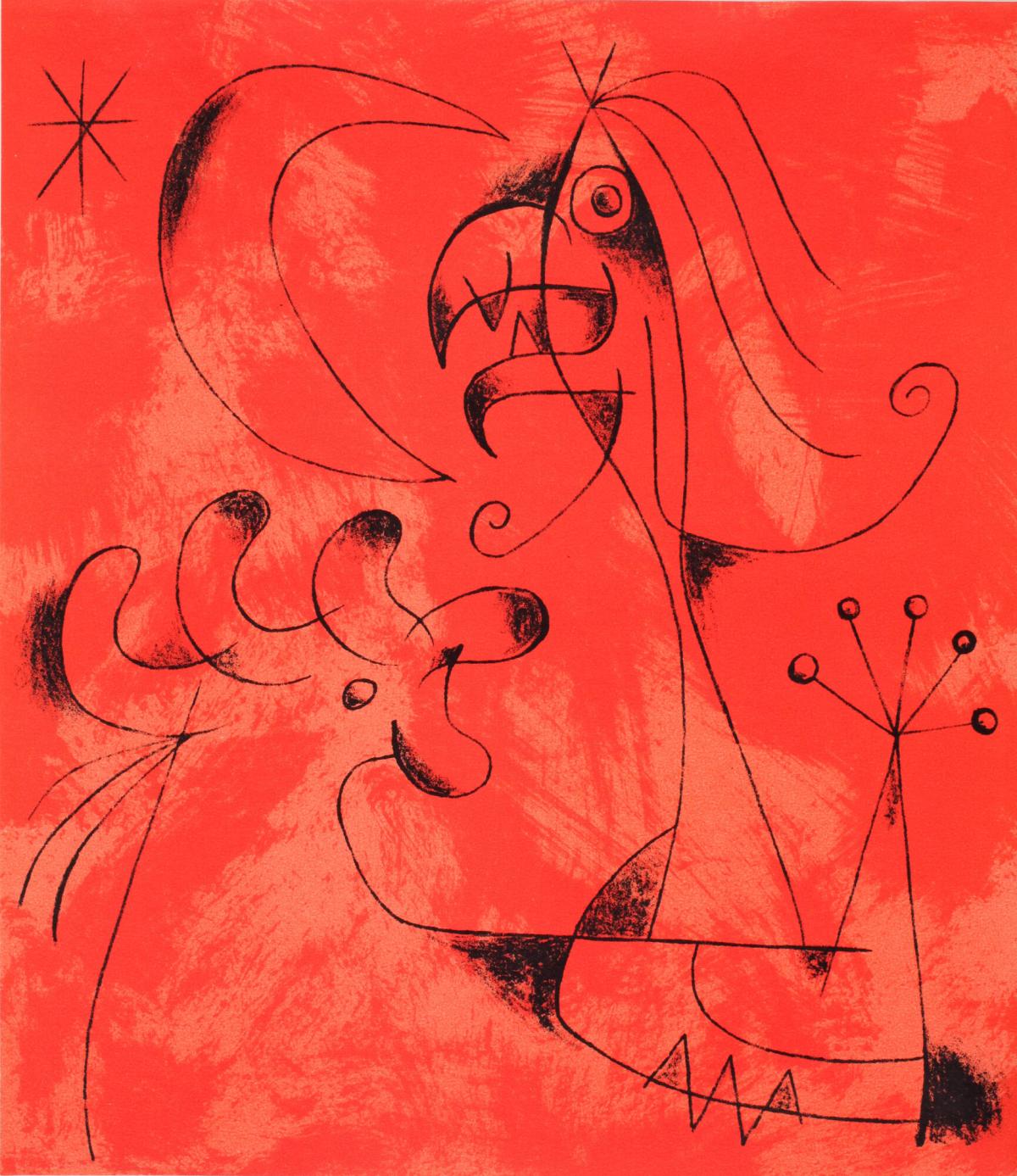 Composition 6 for "Joan Miró" by Jacques Prévert