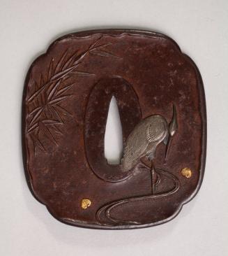 Decorated Sword Guard (tsuba)