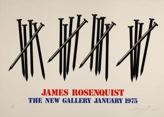 James Rosenquist: Recent Work, The New Gallery, Cleveland, Ohio , January 11 - February 8, 1975
