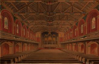 Proposed Interior Decoration for Finney Memorial Chapel, Oberlin College, Oberlin, Ohio