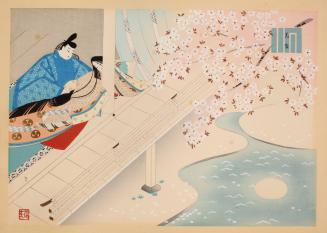 The Festival of the Cherry Blossoms (Hana no En), No. 8 from the series The Tale of Genji