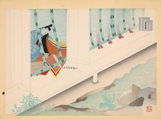 The Orange Blossoms (Hana Chiru Sato), No. 11 from the series The Tale of Genji