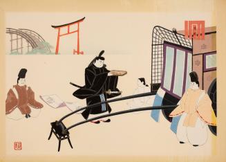 Channel Buoys (Miotsukushi), No. 14 from the series The Tale of Genji