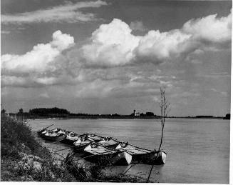 The River Po, Luzarra, Italy, from Portfolio Four