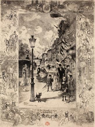 La Fête Nationale au Boulevard Clichy