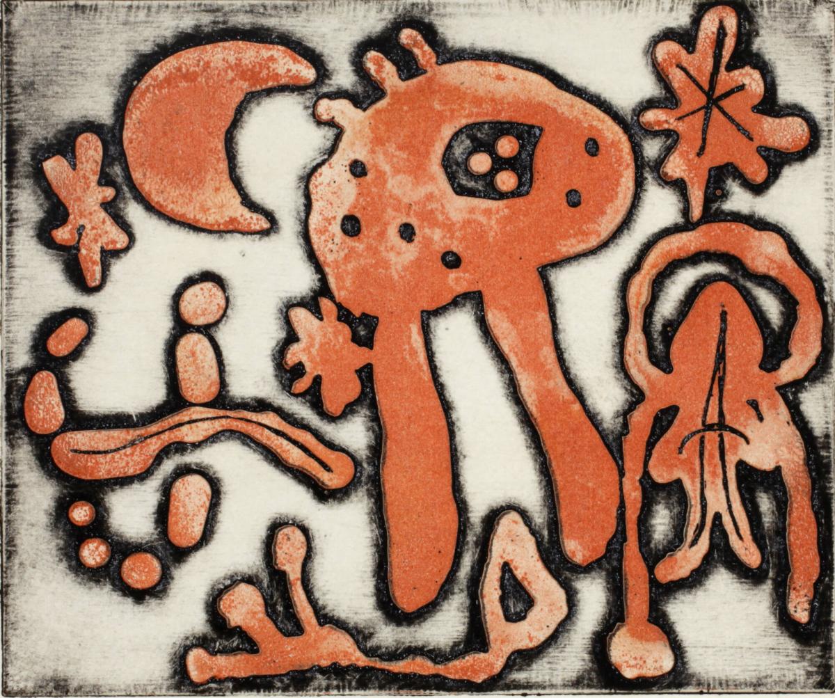 Untitled, from "The Prints of Joan Miró" by Michel Leiris