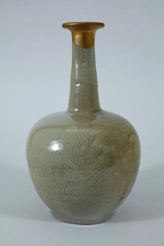 Celadon Wine Bottle