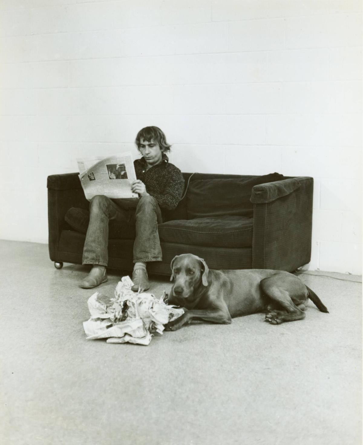 Self-Portrait with Man Ray Reading the Papers