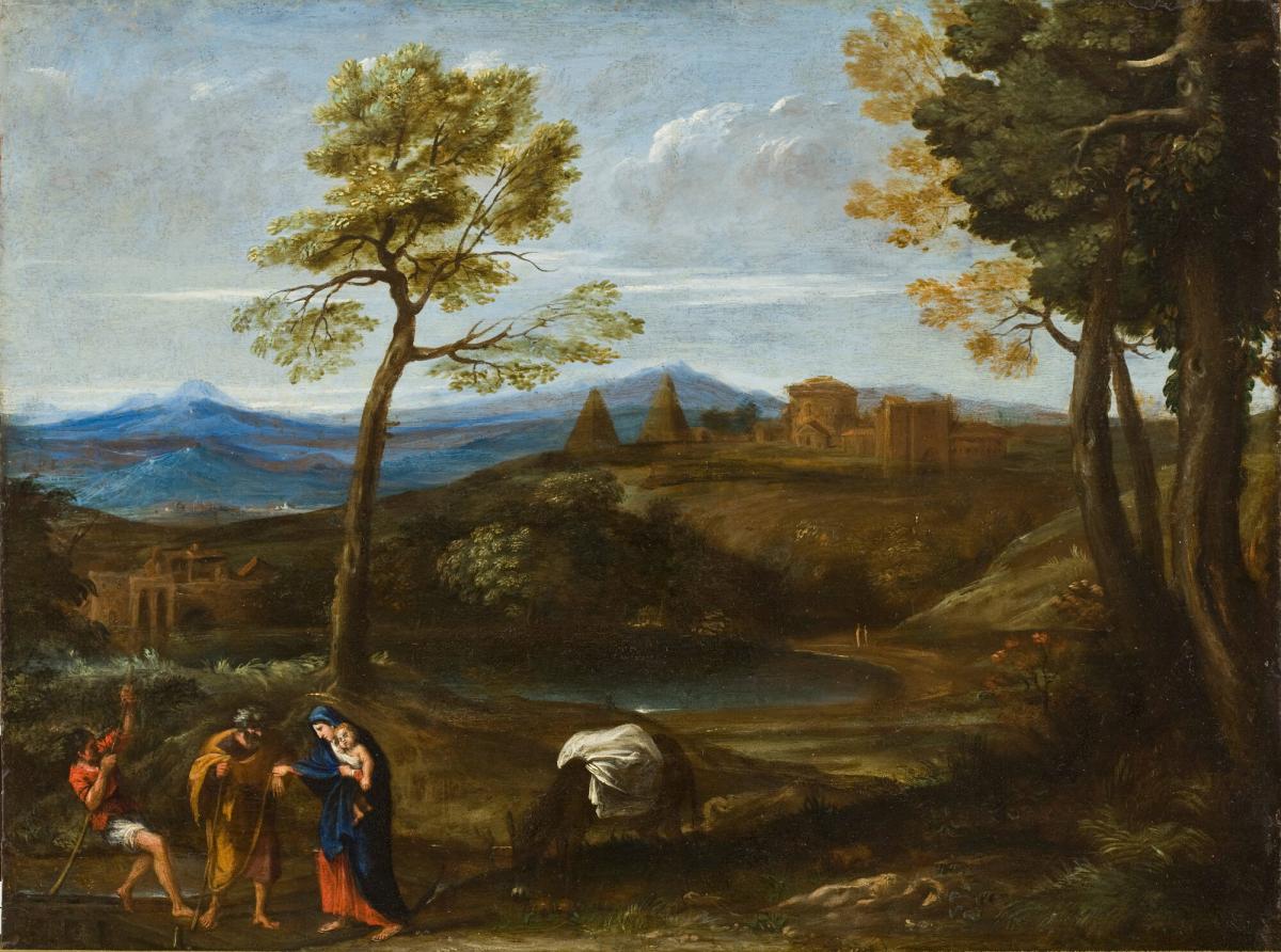 Landscape with Flight into Egypt