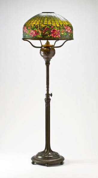 Tiffany "Peony Border" Floor Lamp