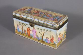 Capo di Monte Jewel Casket with a Sacrificial Ceremony