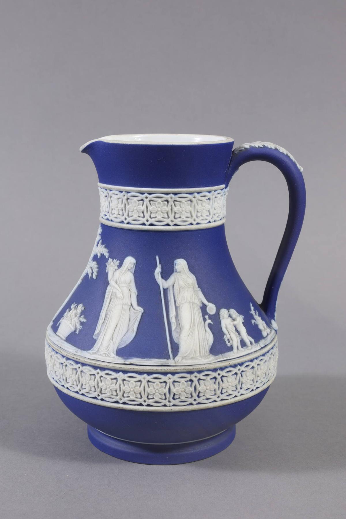 Jasperware Pitcher