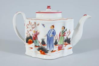 New Hall Teapot with Lid (patterm 421)