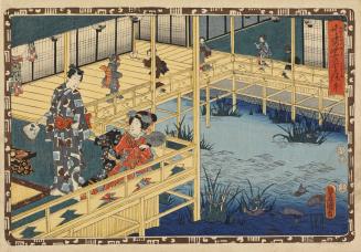 No. 50 from the series Magic Lantern Slides of That Romantic Purple Figure (Sono sugata yukari no utsushi-e)
