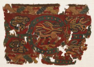 Tunic Fragment with Animal Medallion