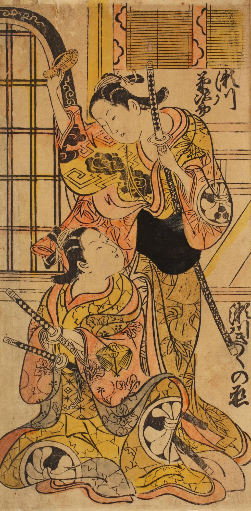 The Actors Segawa Kikujirō and Segawa Kikunojō I