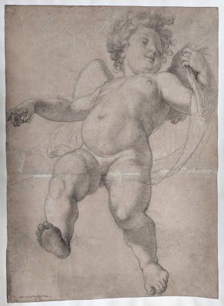 Study of a Flying Putto