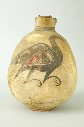 Vase with Cormorant Decoration