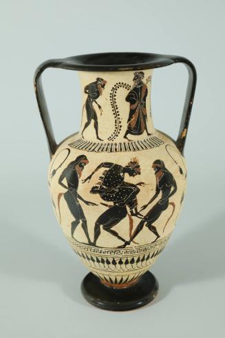 Amphora (Sub-Nikosthenic Type) Depicting an Abduction