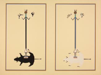 Lightning Armor House, plate VI from Where the Two Came to Their Father: A Navajo War Ceremonial