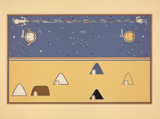 Earth and Sky, plate XIV from Where the Two Came to Their Father: A Navajo War Ceremonial