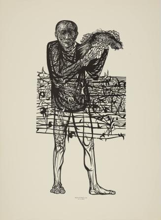 Man of Peace, from the portfolio Fifteen Woodcuts
