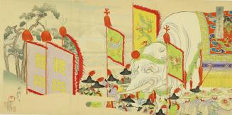 Viewing the Sannō Festival (Sannō sairei jōran), from the series Chiyoda Outer Palace (Chiyoda no on-omote)