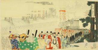 Procession from Nikko Shrine, from the series Chiyoda Outer Palace (Chiyoda no on-omote)