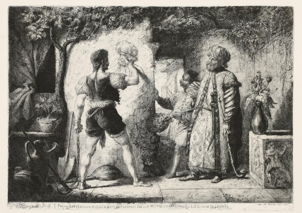 Fra Filippo-Lippi enslaved in Algier, drawing his captor