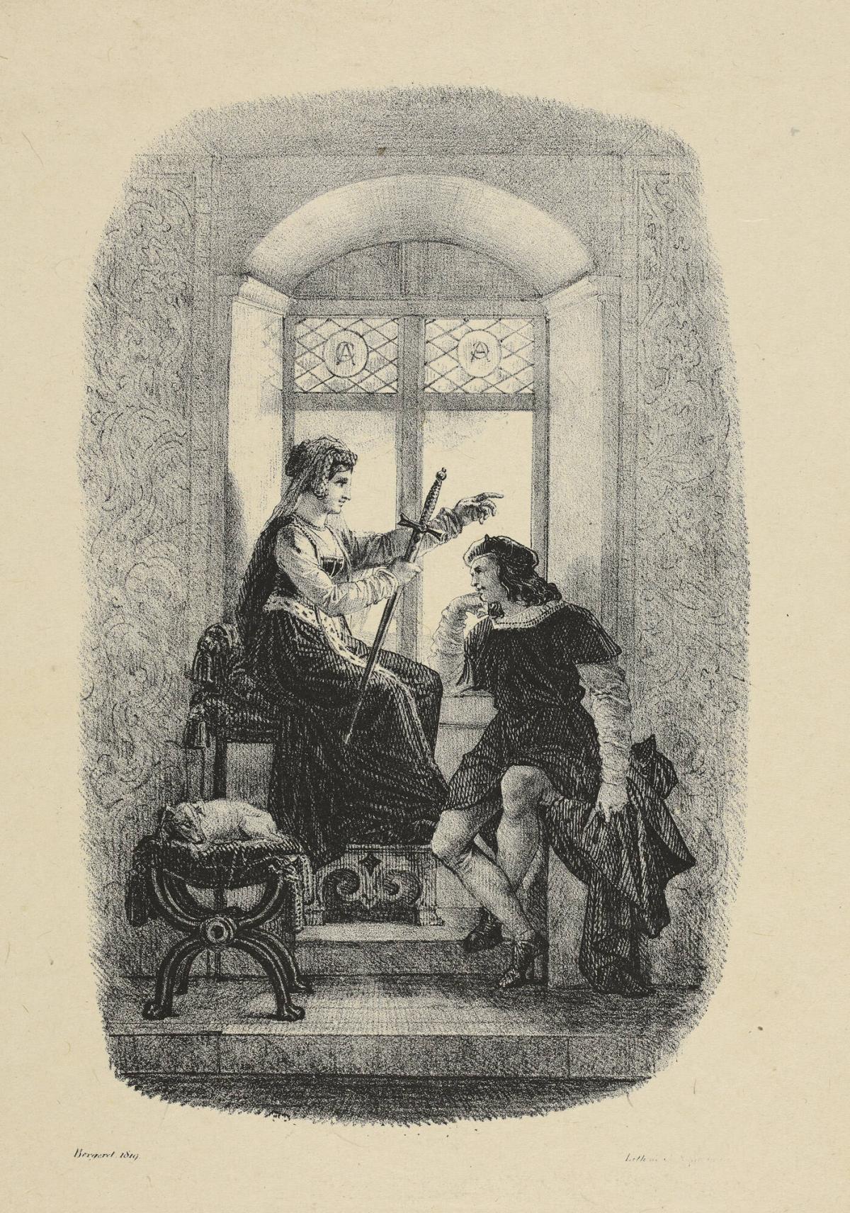 Charles VII and Agnes Sorel at the Manoir de Mesnil