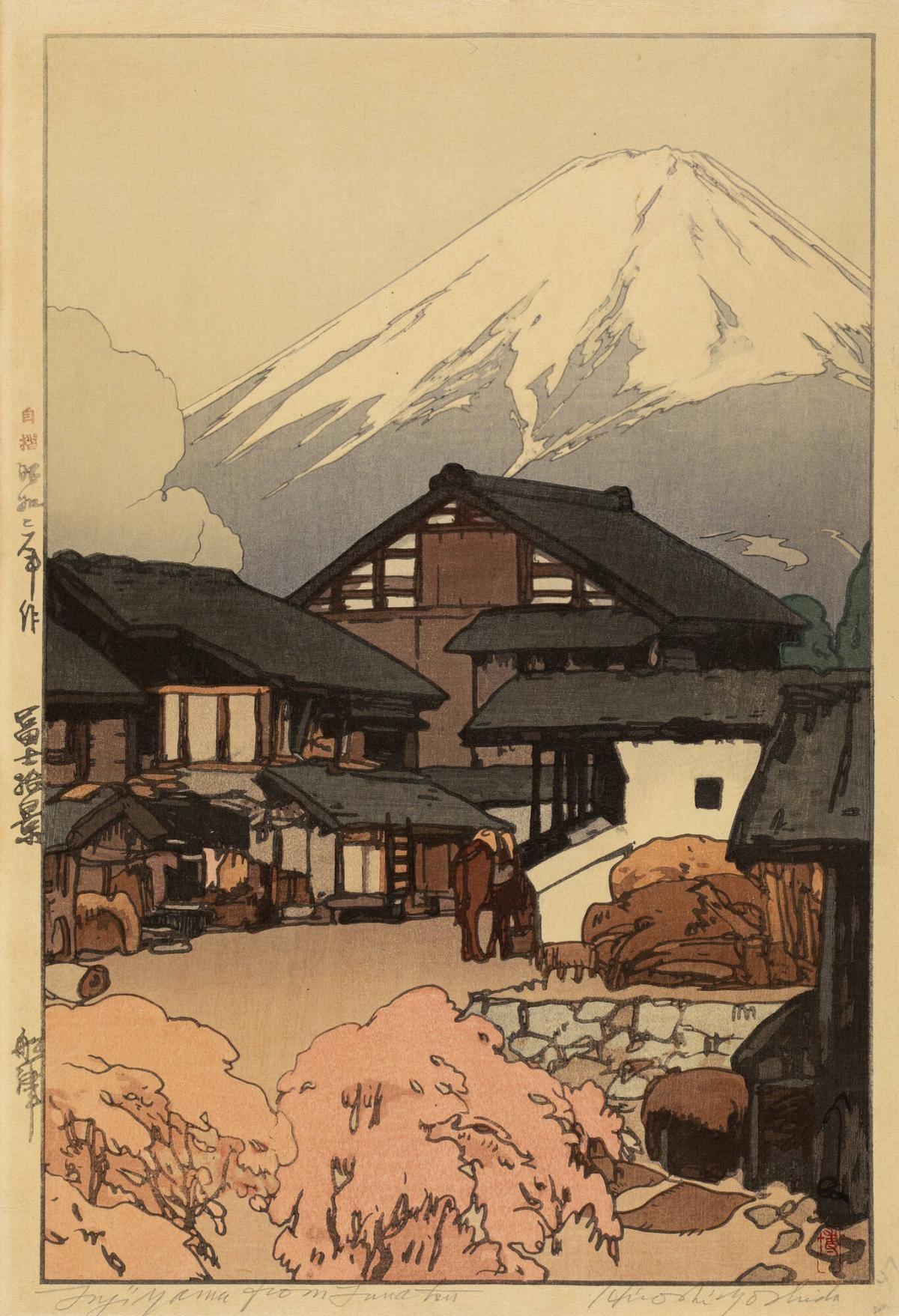 Fujiami from Funatsu, from the series Ten Views of Fuji