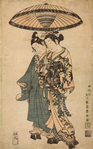 The Actors Sanogawa Ichimatsu and Segawa Kikunojō as Lovers