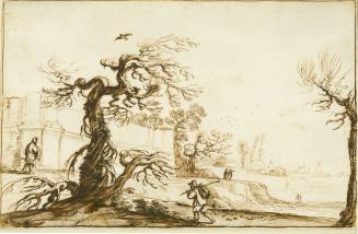 Landscape with Weathered Tree