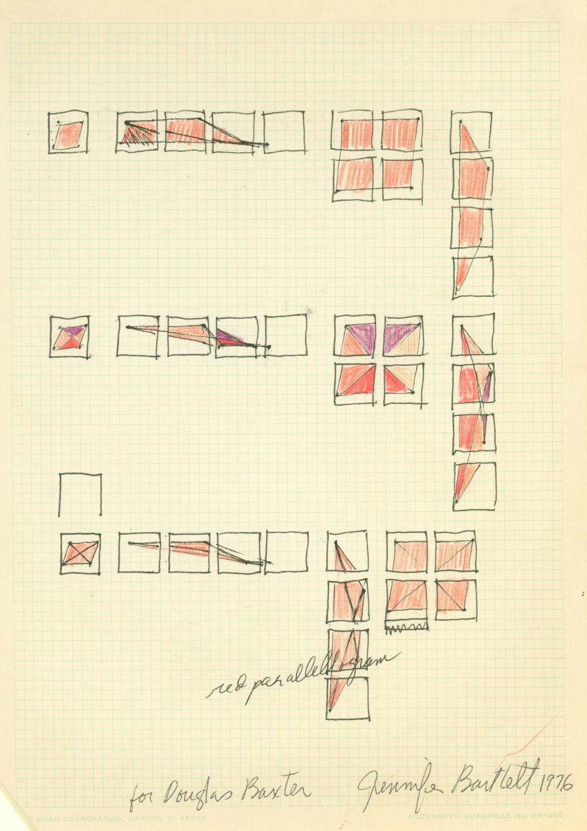 Study for Red Parallelogram