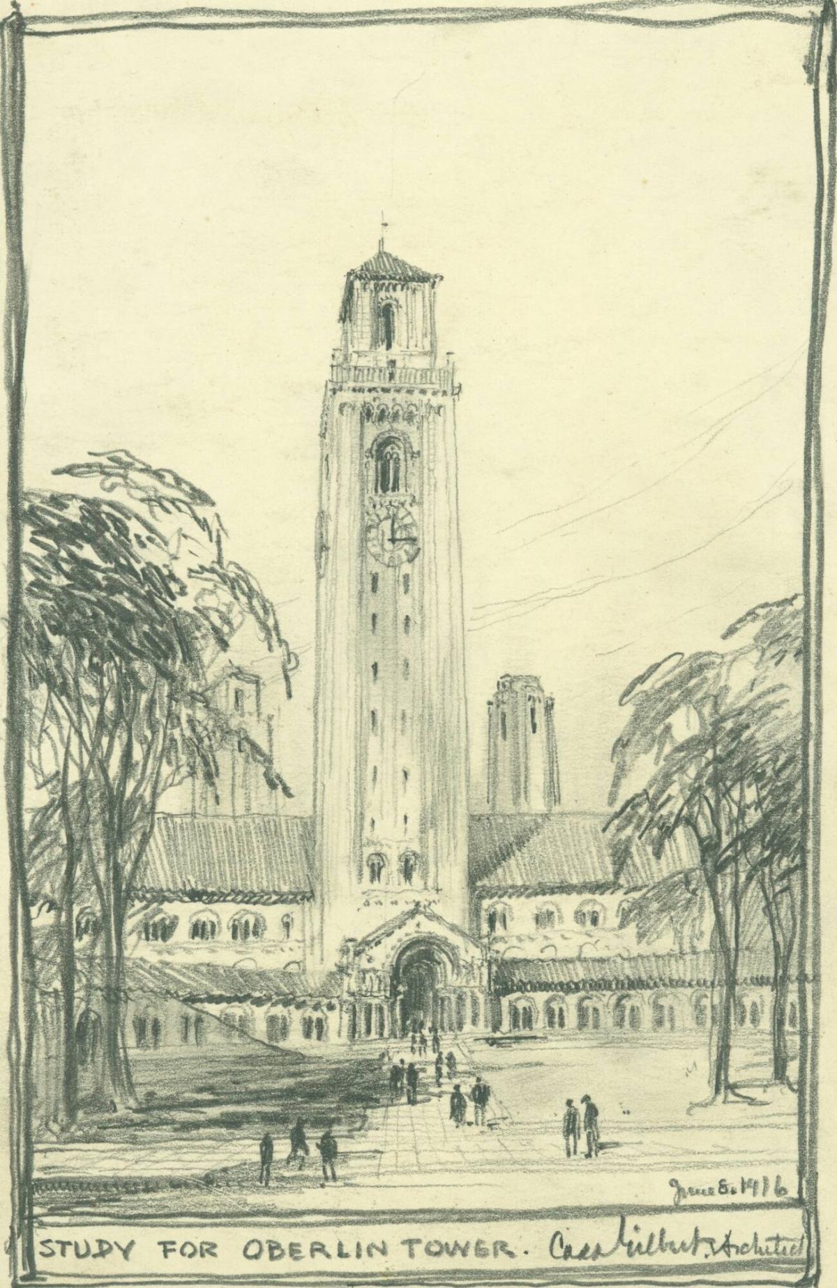 Study for Oberlin Tower