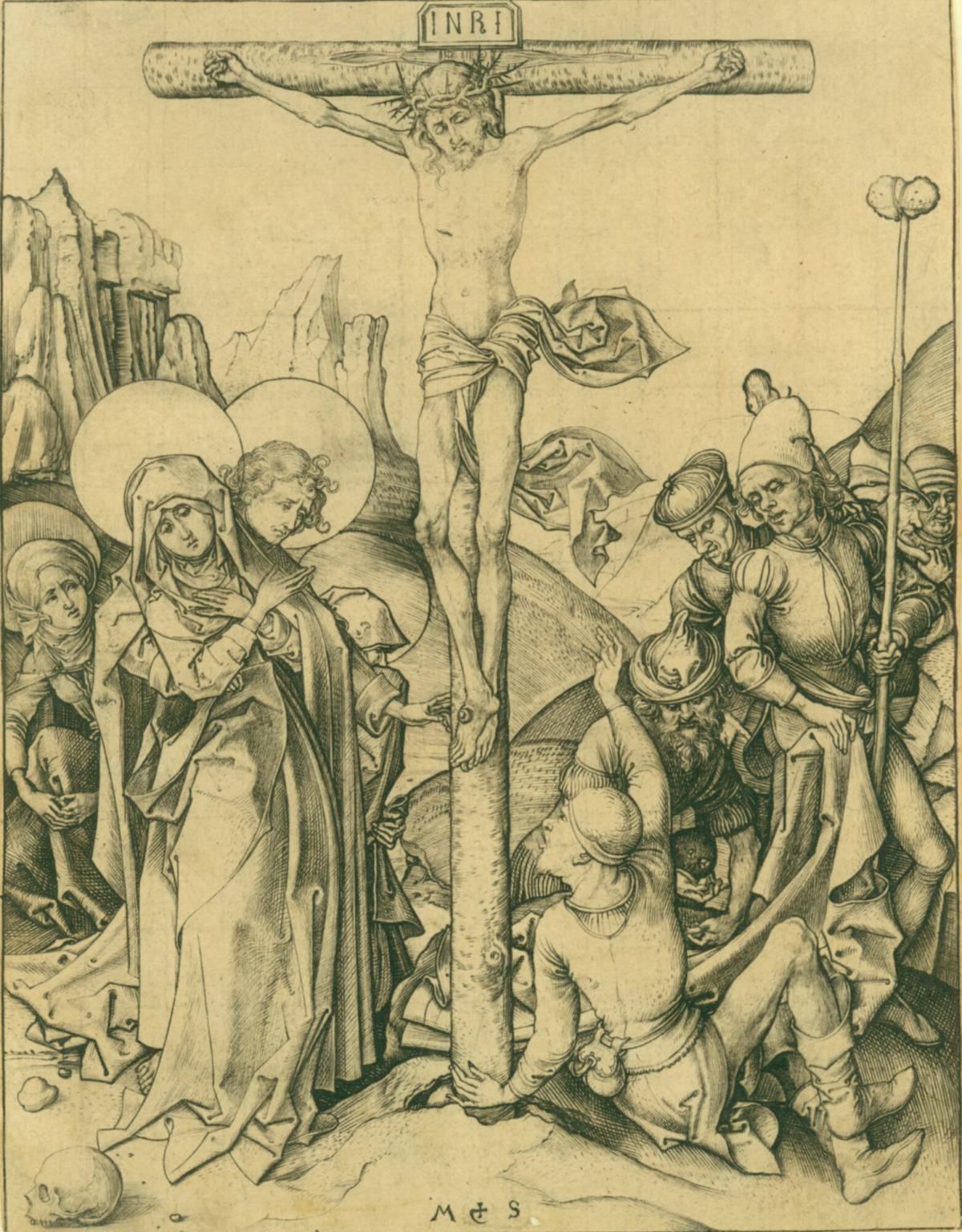 The Crucifixion with the Holy Women, St. John and Roman Soldiers