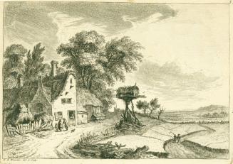 Landscape with a Cottage and Wheatfields