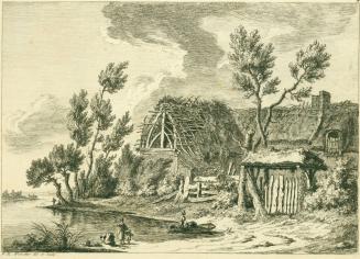 Landscape with a Cottage by a Canal