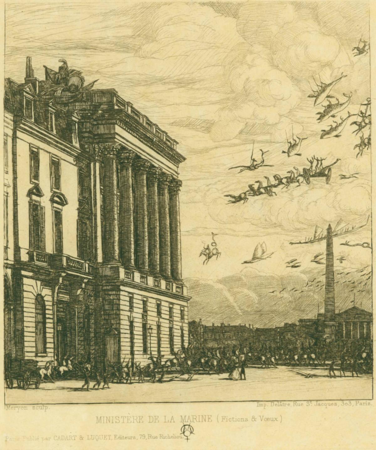 Le Ministère de la Marine (The Admiralty, Paris)