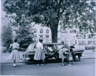 Little Rock Nine: The "Little Rock Nine" first day of school, Little Rock, Arkansas, 1957, from the portfolio I am a Man