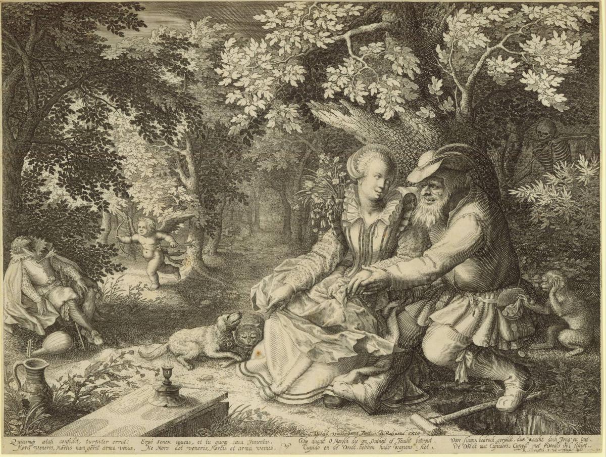 Exchange of Arrows between Cupid and Death