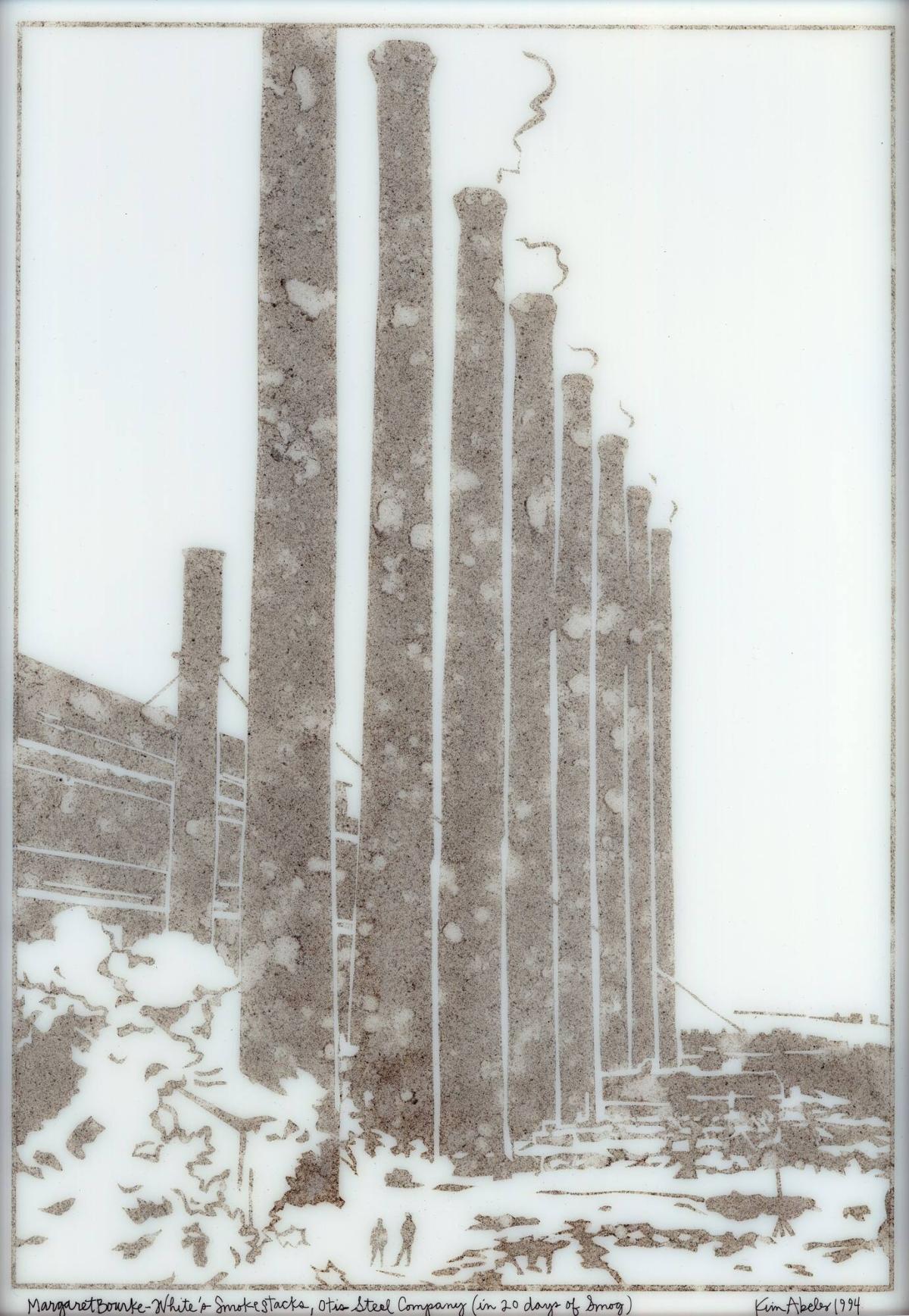 Margaret Bourke-White's Smokestacks, Otis Steel Company (in 20 Days of Smog)