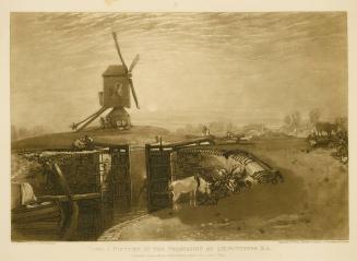 Windmill and Lock, part VI, plate 27, from Liber Studiorum