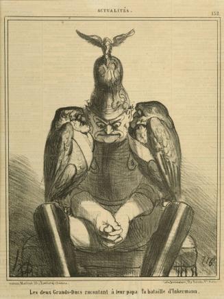 Les deux Grands Ducs racontant...Inkermann, from the series Les Actualités